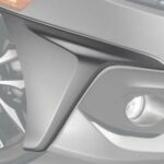 SPOILER INFERIOR DEL. *NH830M* SILVER - Civic 2016-2017