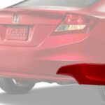 SPOILER INFERIOR TRAS. BLANCO COUPE - Civic 2014-2015